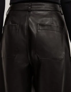 Pu Barrel Trousers