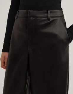 Pu Barrel Trousers