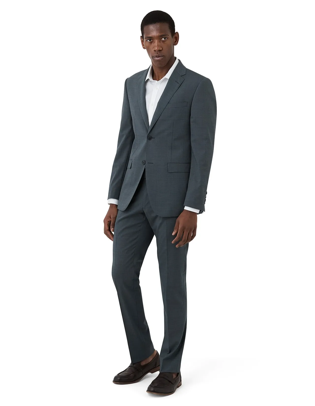 PUPPYTOOTH NOTCH LAPEL SUIT JACKET