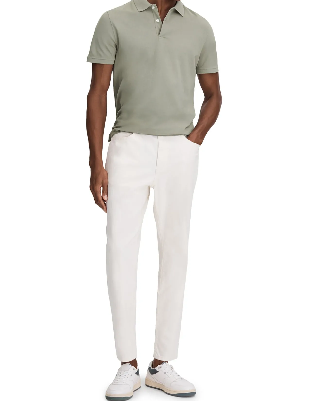 PURO SHORT SLEEVE GARMENT DYE BUTTON