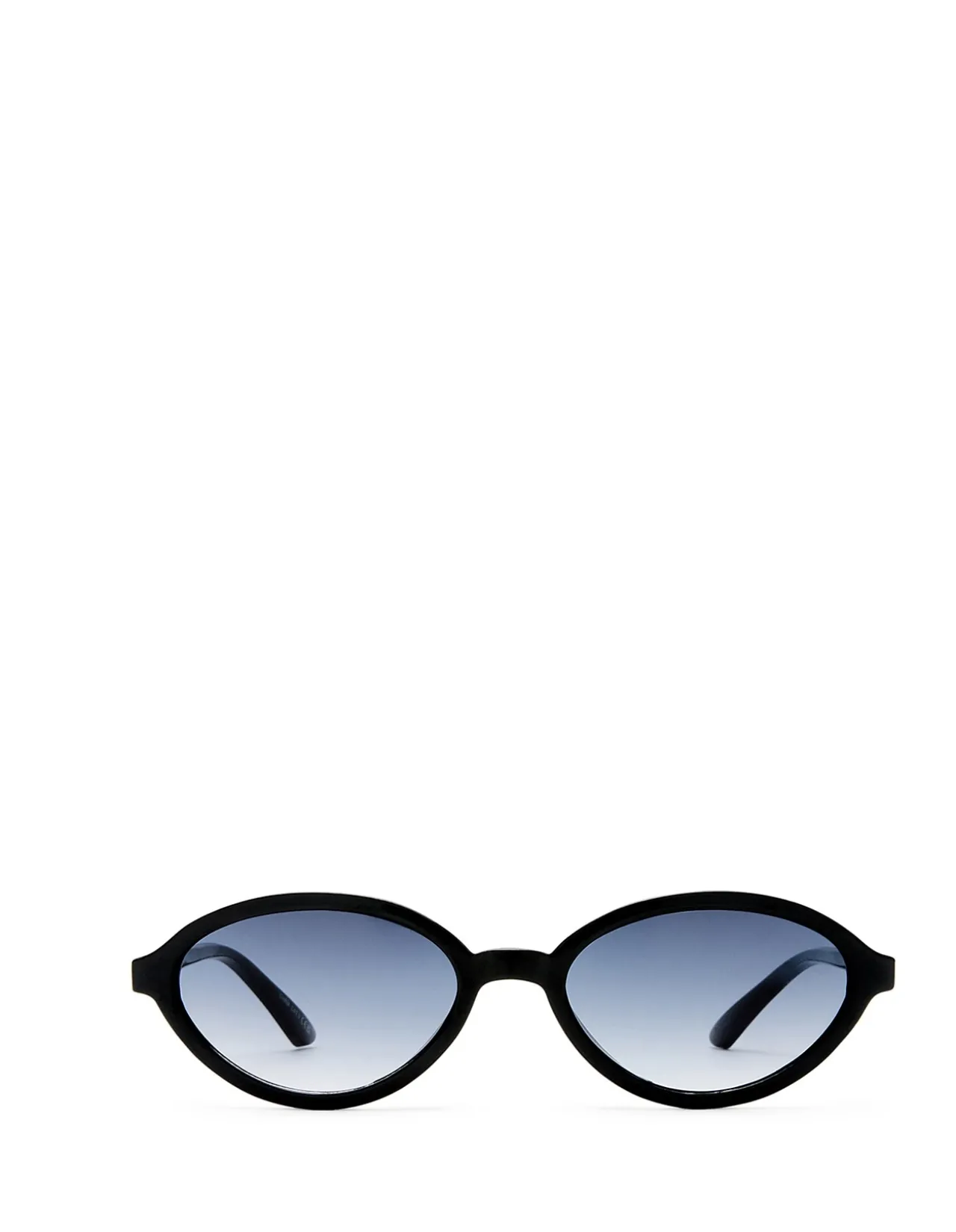 PYXIS BLACK OVAL SUNGLASSES