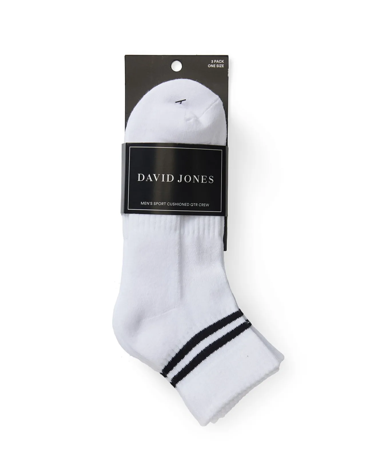 QUARTER CREW SPORT 3 PACK SOCKS