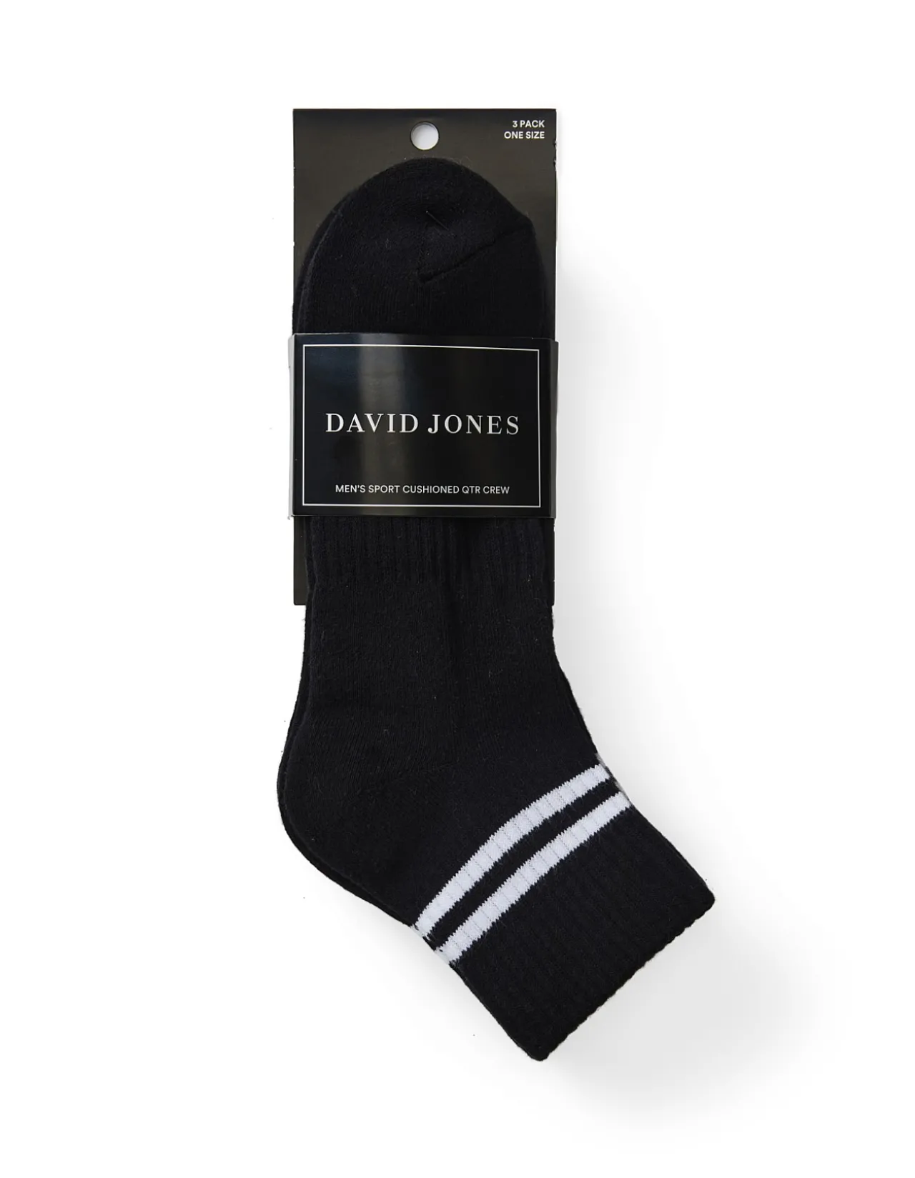 QUARTER CREW SPORT 3 PACK SOCKS