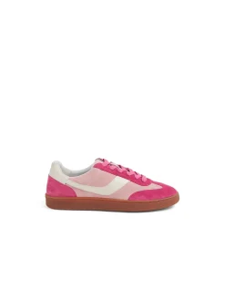 QUERLAH Multi Suede Lace Up Trainers