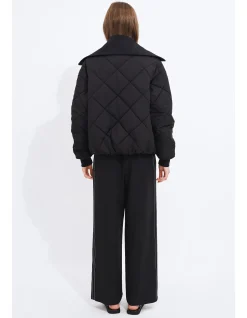 Quilted Bomber Jacket