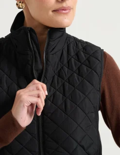 QUILTED PUFFER VEST