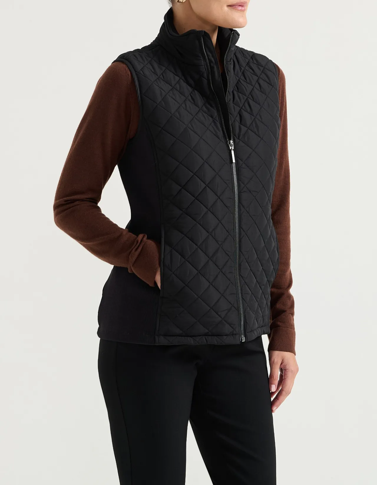 QUILTED PUFFER VEST