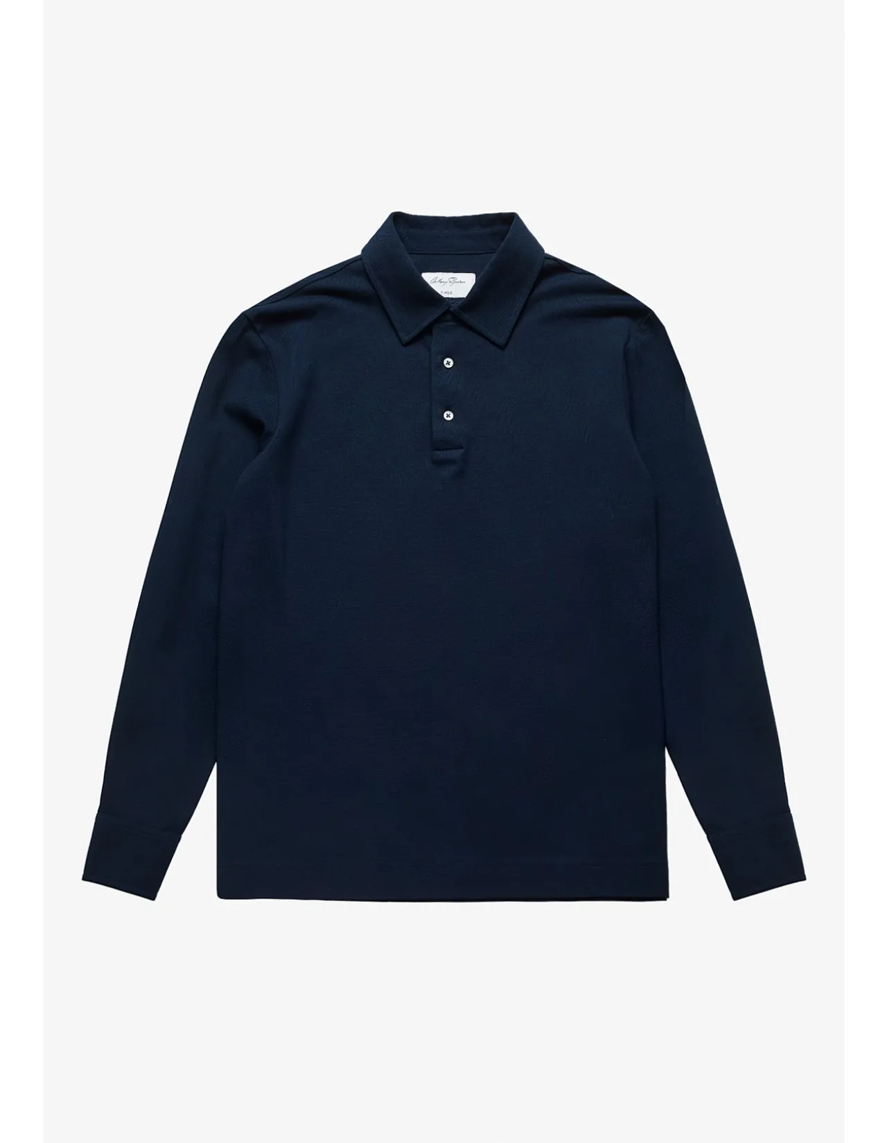 RAFFA NAVY BLUE KNITTED POLO