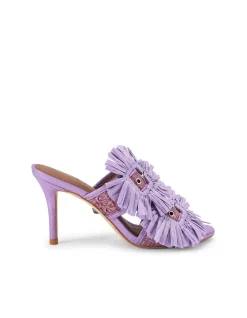 RAFFIA BUCKLE SANDAL