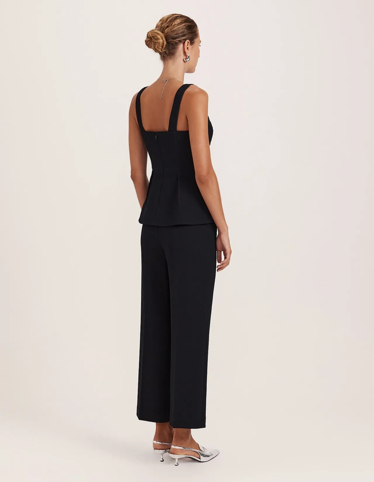 RAYA WOOL PEPLUM TOP