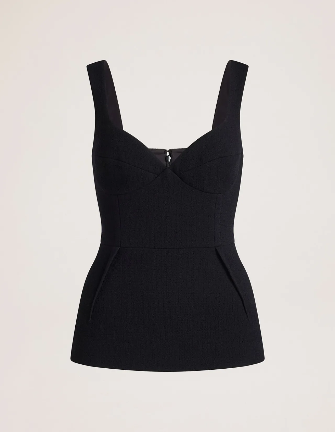 RAYA WOOL PEPLUM TOP