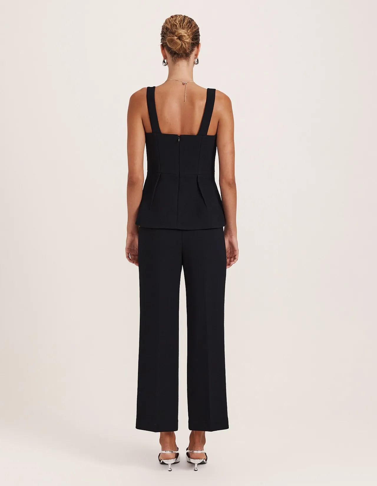 RAYA WOOL PEPLUM TOP