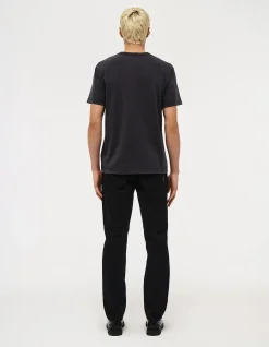 Ray Straight Comfort Stretch Black Jeans