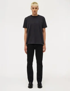 Ray Straight Comfort Stretch Black Jeans