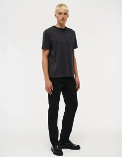 Ray Straight Comfort Stretch Black Jeans