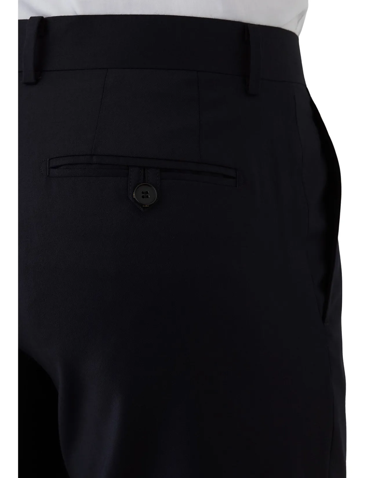 Razor Plain Twill Wool Trouser