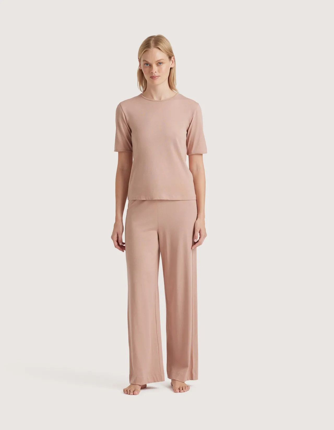 REALM T-SHIRT SMALL IN DUSTY ROSE