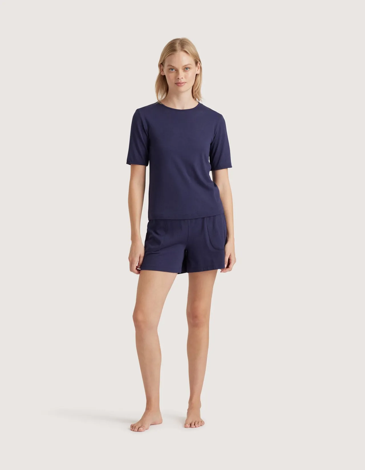 REALM T-SHIRT SMALL IN FRENCH NAVY