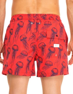Red Jellyfish Men's Swim Shorts