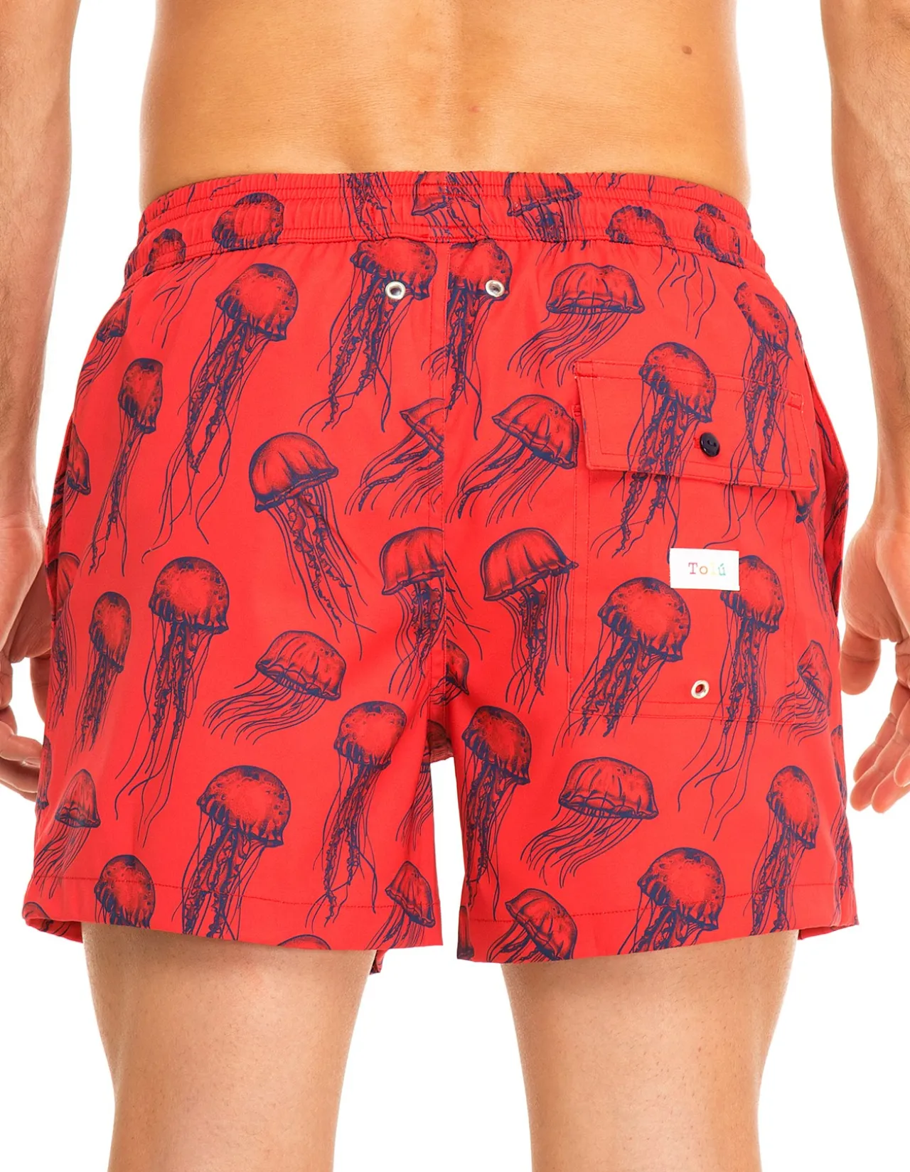 Red Jellyfish Men's Swim Shorts