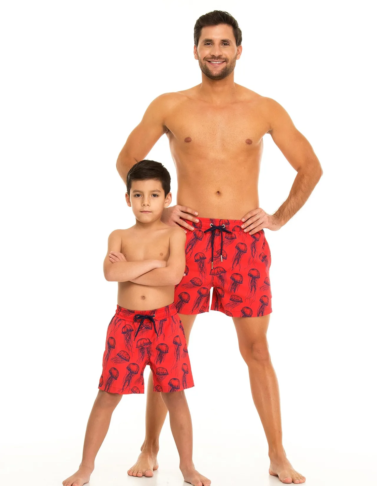 Red Jellyfish Men's Swim Shorts