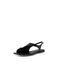 REEXI Gold Disc Leather Sandals