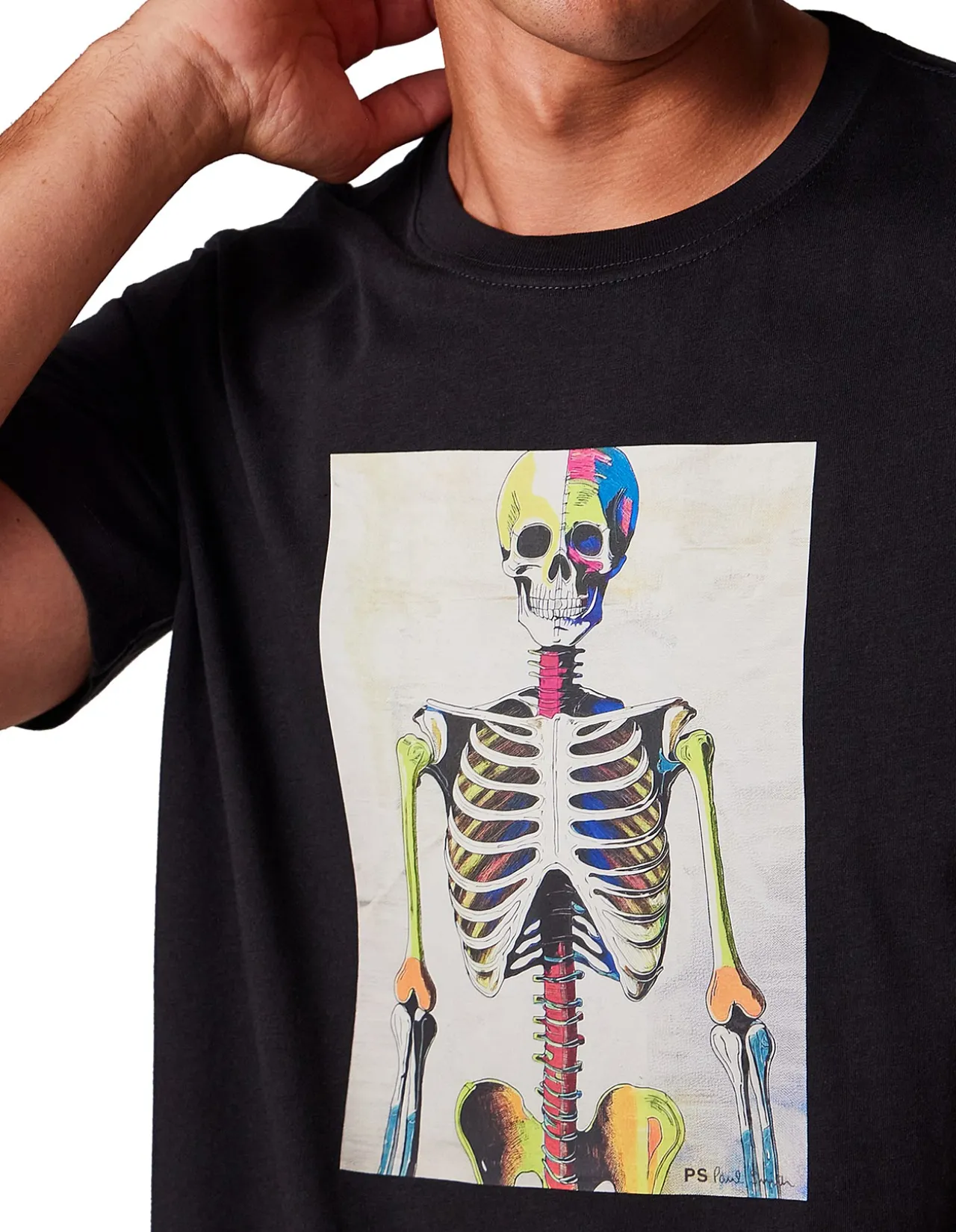 REG FIT T SHIRT SKELETON