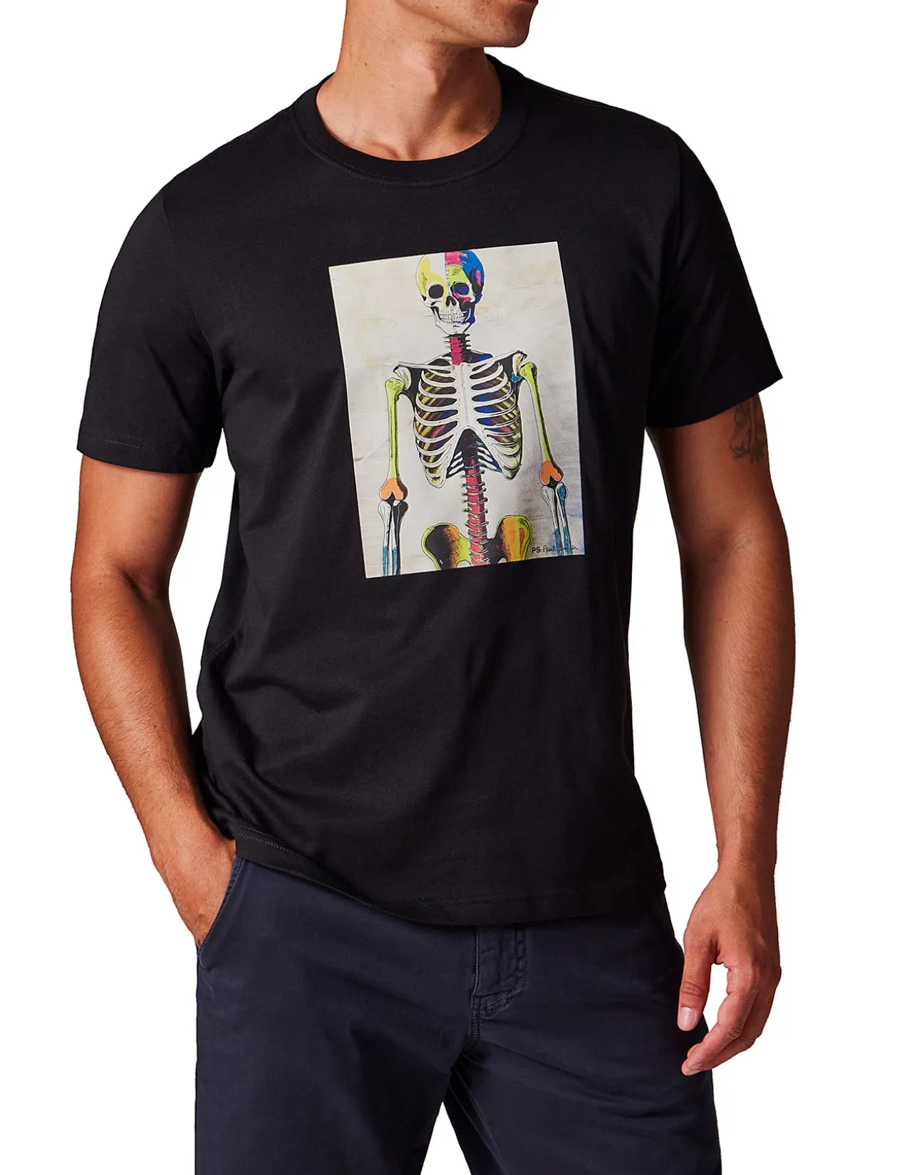 REG FIT T SHIRT SKELETON