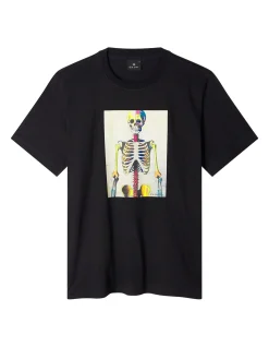 REG FIT T SHIRT SKELETON
