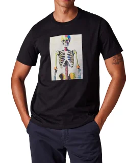 REG FIT T SHIRT SKELETON
