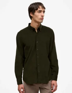 Regular Fit Cotton Cord Shirt