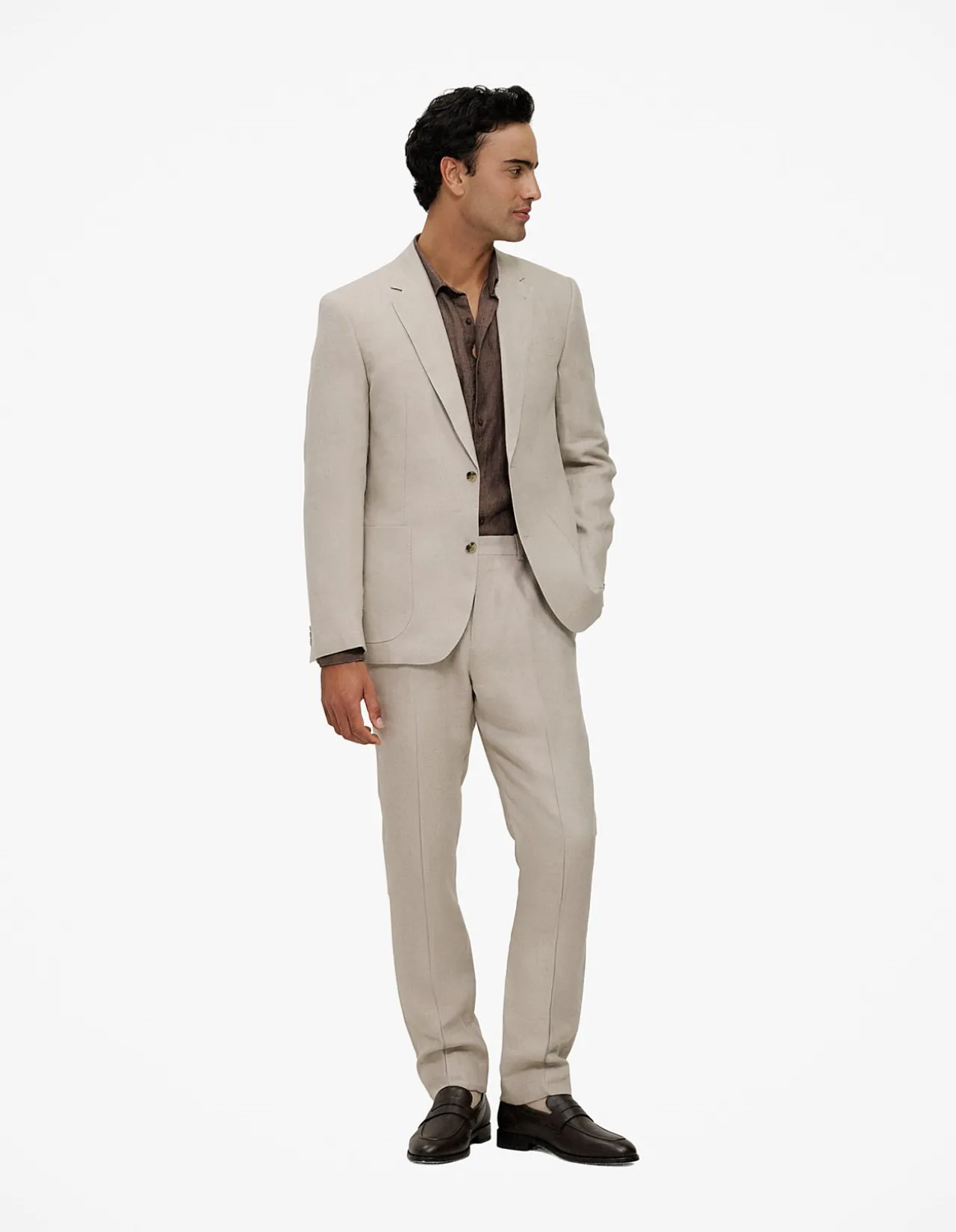 Regular Fit Belgian Linen Blazer