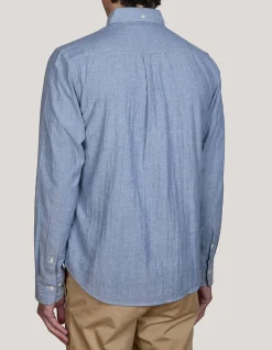 Regular Fit Crepe Cotton Shirt