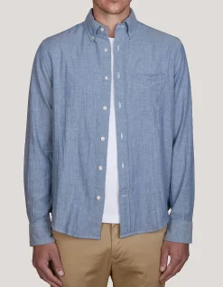Regular Fit Crepe Cotton Shirt