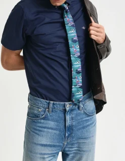 Regular Fit Poplin Short Sleeve Shirt