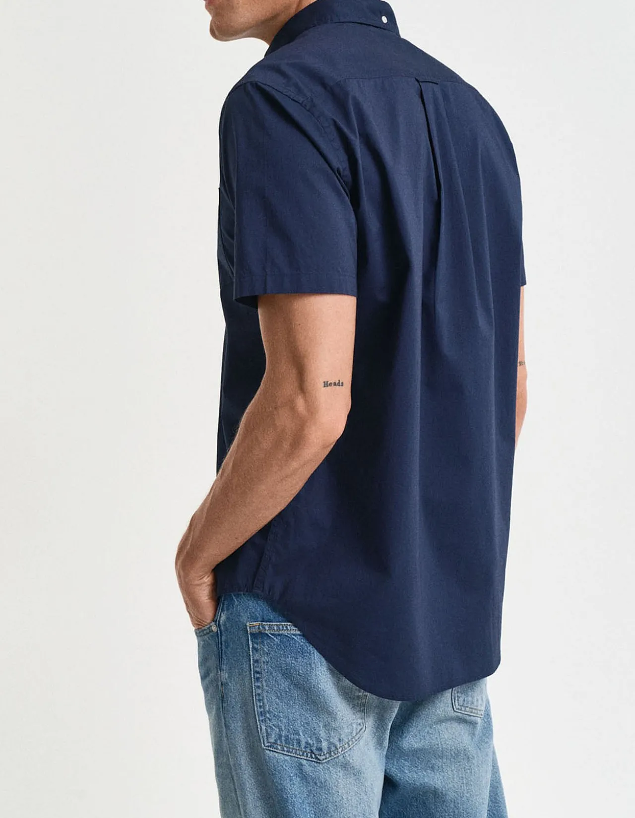 Regular Fit Poplin Short Sleeve Shirt