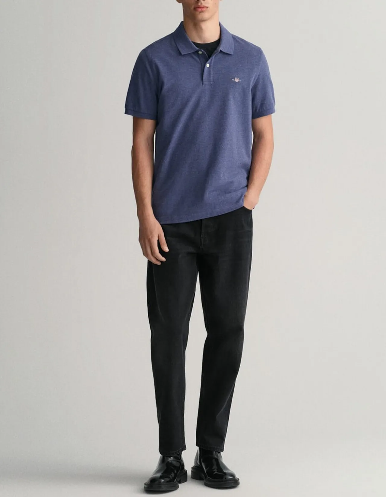 Regular Fit Shield Piqué Polo Shirt