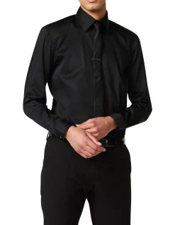 Regular Sateen Long Sleeve Shirt
