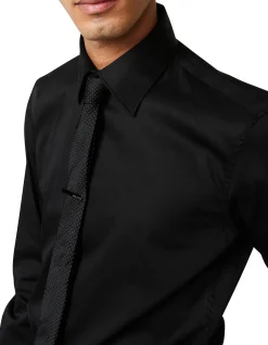Regular Sateen Long Sleeve Shirt