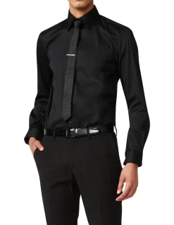 Regular Sateen Long Sleeve Shirt