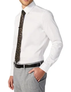 Regular Sateen Long Sleeve Shirt