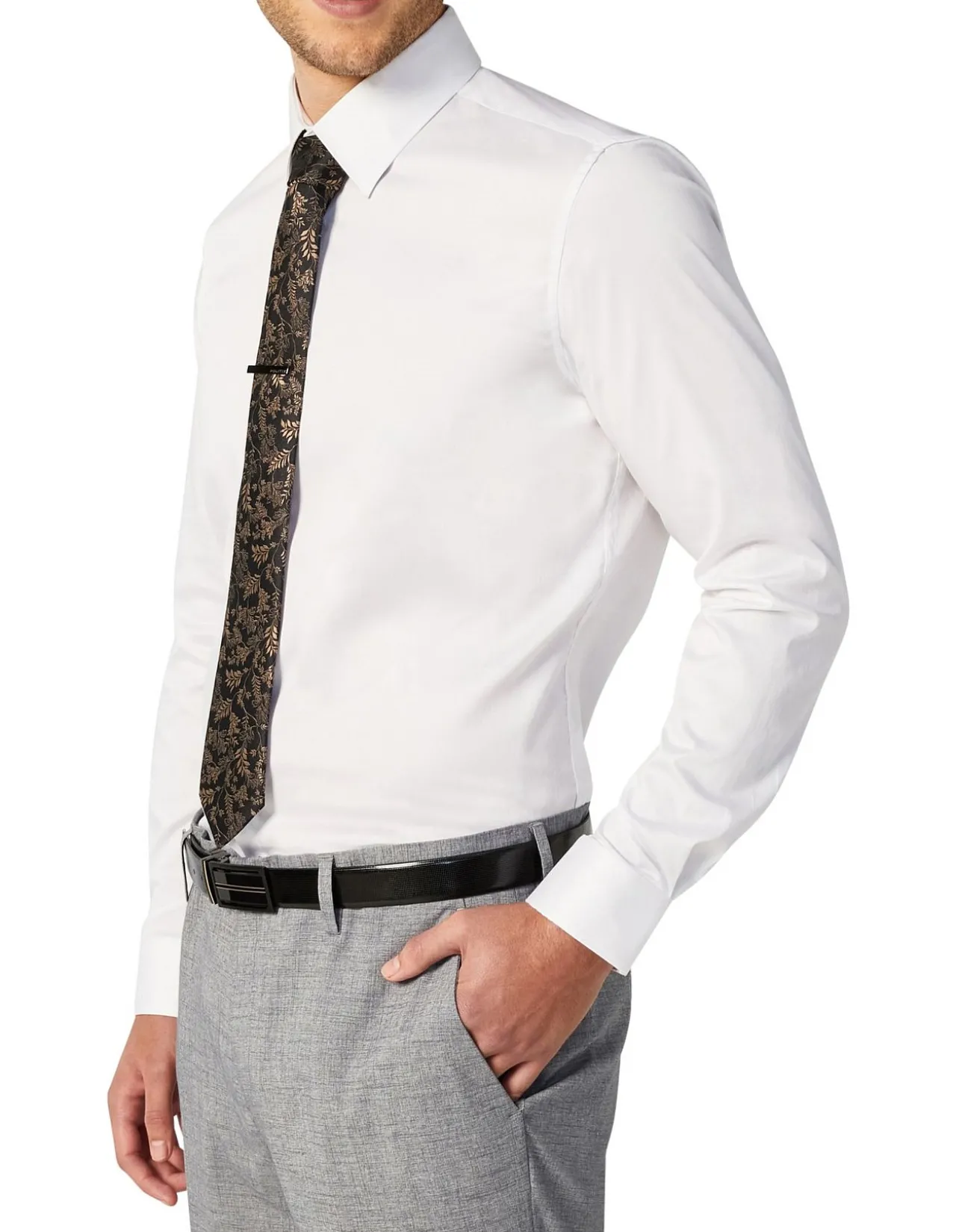 Regular Sateen Long Sleeve Shirt