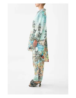 RELAXED HIGH LOW SHIRT DRESS