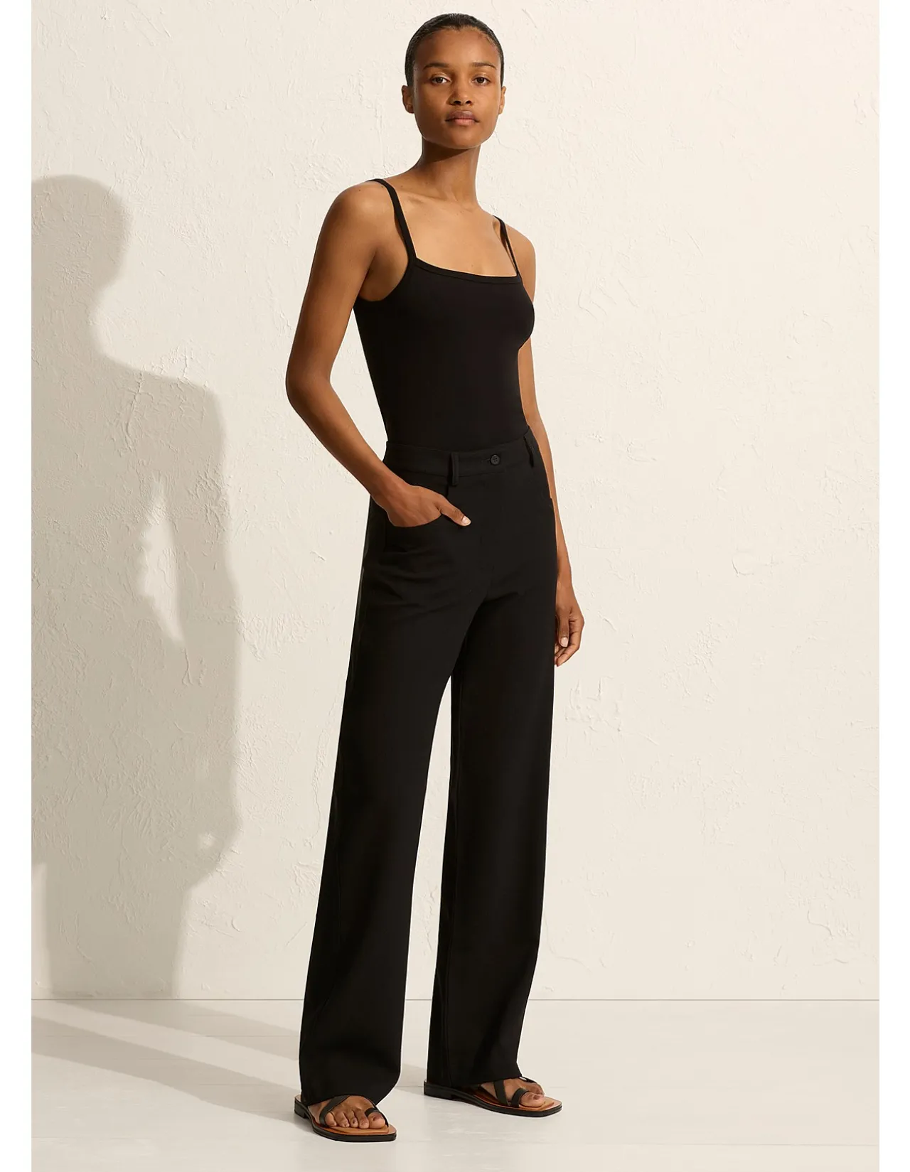 Relaxed Crepe Pant