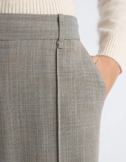 RELAXED PIN TUCK PANT
