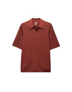 RELAXED TEXTURED KNIT POLO