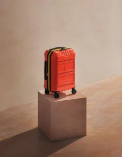 Rempart 55cm Expandable Small Carry-On Suitcase Orange