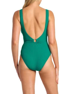 Reset DD/E Vee Ring Back One Piece Swimsuit