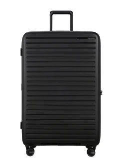 Restackd 81cm Expandable Extra Large Suitcase Black