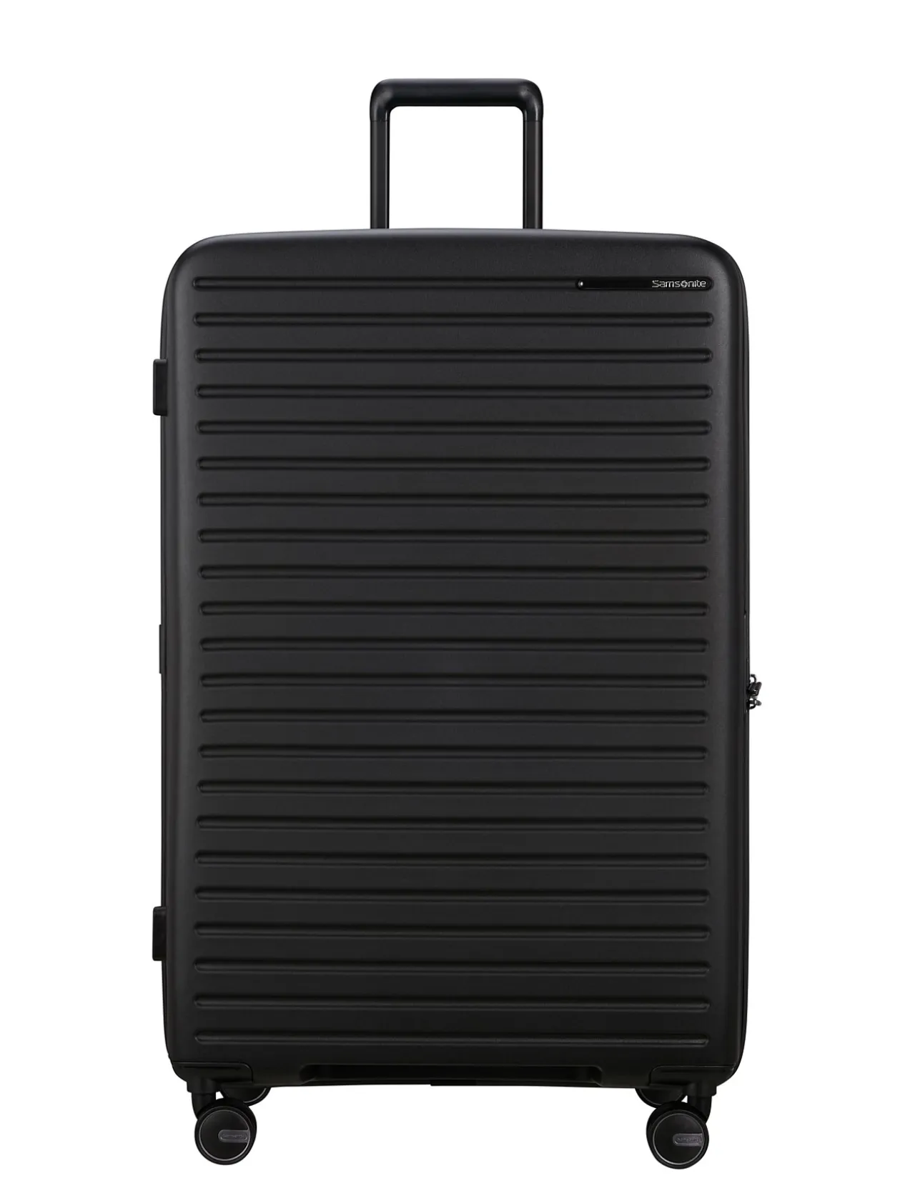 Restackd 81cm Expandable Extra Large Suitcase Black